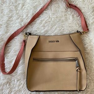 Dolce Vita Bucket Purse pink strap